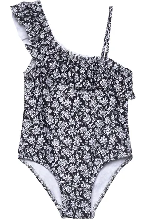 MANGO Floral Print Swimsuit Badedrakt Badetøy Multi/patterned