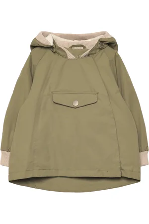 Mini A Ture Matwai Fleece Lined Spring Jacket. Grs Outerwear Jackets & Coats Anoraks Khaki Green