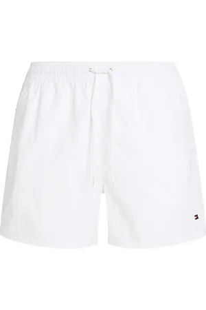 Tommy Hilfiger Medium Drawstring Badeshorts White