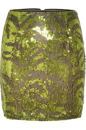 Gestuz Paisleygz Mini Skirt Kort Skjørt Green
