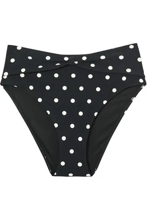 Etam Polky - Bikini High Leg Swimsuit Swimwear Bikinis Bikini Bottoms High Waist Bikinis Black