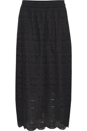 FRANSA Frangie Sk 1 Skirts Maxi Skirts Black