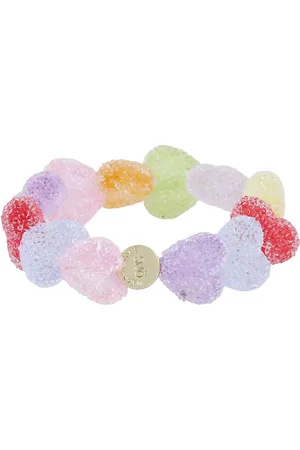 SNÖ of Sweden Sugar Hearts Elastic Brace G/Mix - M/L Accessories Jewellery Bracelets Chain Bracelets Multi/patterned