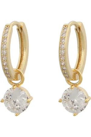 SNÖ of Sweden Rola Round Ring Ear Accessories Jewellery Earrings Hoops Gold