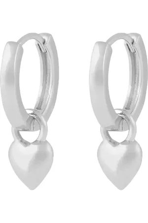 SNÖ of Sweden Lovely Ring Pendant Ear Accessories Jewellery Earrings Hoops Silver