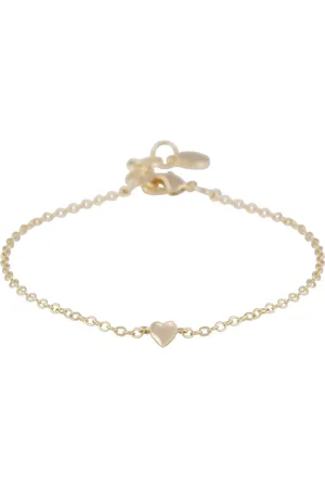 SNÖ of Sweden Lovely Heart Chain Brace Accessories Jewellery Bracelets Chain Bracelets Gold