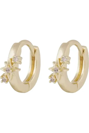 SNÖ of Sweden Stellaris Star Ring Ear Accessories Jewellery Earrings Hoops Gold
