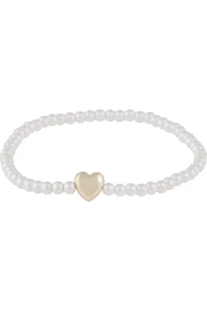 SNÖ of Sweden Lovely Pendant Pearl Brace Accessories Jewellery Bracelets Pearl Bracelets Beige
