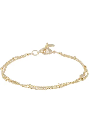 SNÖ of Sweden Lovely Double Chain Brace Accessories Jewellery Bracelets Chain Bracelets Gold