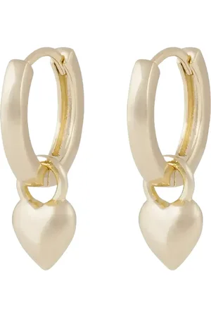 SNÖ of Sweden Lovely Ring Pendant Ear Accessories Jewellery Earrings Hoops Gold