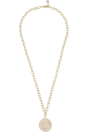 SNÖ of Sweden Sprinkles Big Pendant Chain Neck 50 Accessories Jewellery Necklaces Chain Necklaces Gold