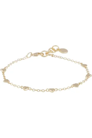 SNÖ of Sweden Lovely Small Hearts Chain Brace Accessories Jewellery Bracelets Chain Bracelets Gold