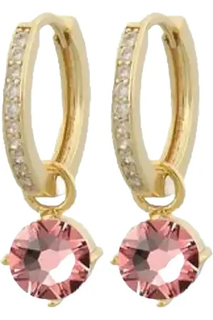 SNÖ of Sweden Sprinkles Rola Ring Ear Accessories Jewellery Earrings Hoops Gold