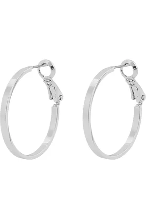 SNÖ of Sweden Moe Ring Ear 25Mm Accessories Jewellery Earrings Hoops Silver