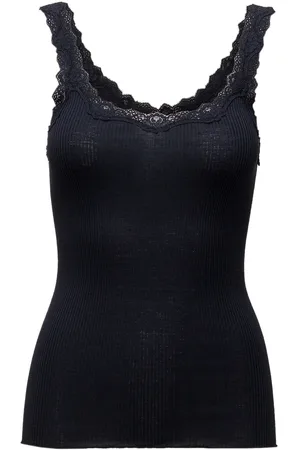 Rosemunde Silk Top W/ Lace