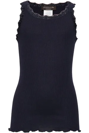 Rosemunde Rkbeatha Sl Strap Lace Top Blue