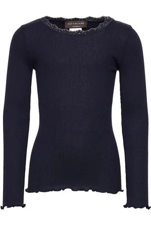Rosemunde Rkbeatha Ls Lace Top Blue