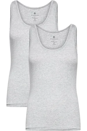 JBS of Denmark Jbs Of Dk 2-Pack Singlet Grey