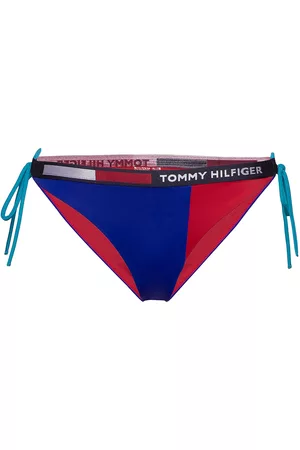 Tommy Hilfiger Cheeky String Side Tie Bikini Blue