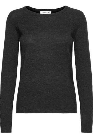 Rosemunde Rwlaica Ls O-Neck Raglan Pullover Grey