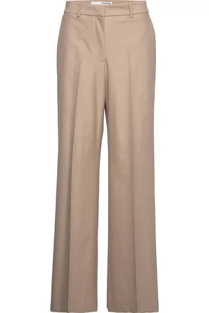 SELECTED Slfeliana Hw Wide Pant B Beige