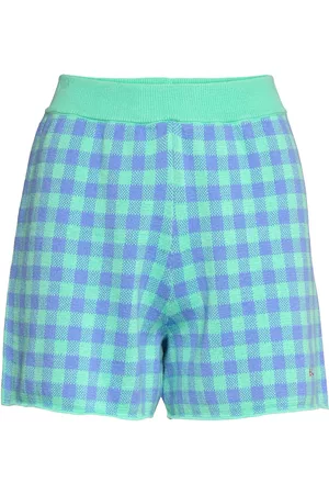Bobo Choses Colour Block Checked Knitted Short Patterned