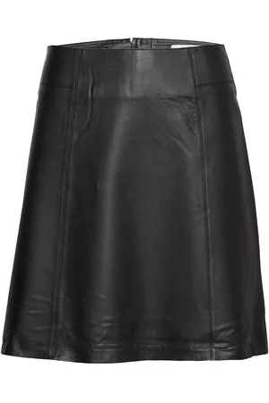 SELECTED Slfnew Ibi Mw Leather Skirt B Noos
