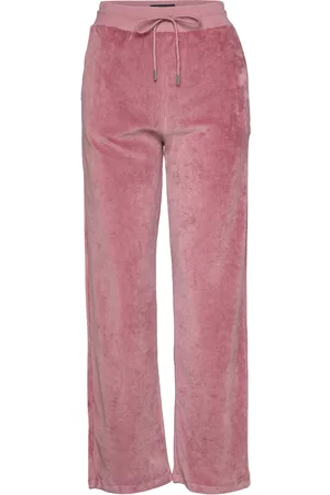 Lexington Leona Organic Cotton Velour Pants Pink