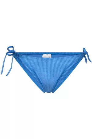 Calvin Klein Dame Bikinier - String Side Tie Cheeky Bikini Blue
