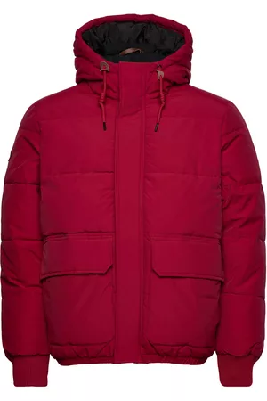 Superdry Herre Turjakker - Vintage Mountain Puffer Jacket Burgundy