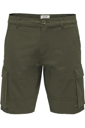 Only & Sons Onscam Stage Cargo Shorts 6689 Life Noos Green