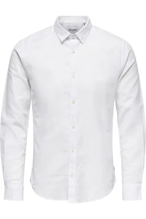 Only & Sons Onscaiden Life Ls Solid Linen Shirt Noos