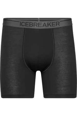 Icebreaker Herre Lange underbukser - Men Anatomica Long Boxers Black