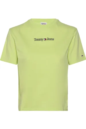 Kortermede T-skjorter på Tommy Dame Kjøp til nett Hilfiger