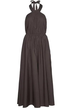 Rabens Saloner Sylvi - Poplin Halter Dress Black Rabens Sal R