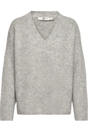Gestuz Alphagz V-Pullover Grey