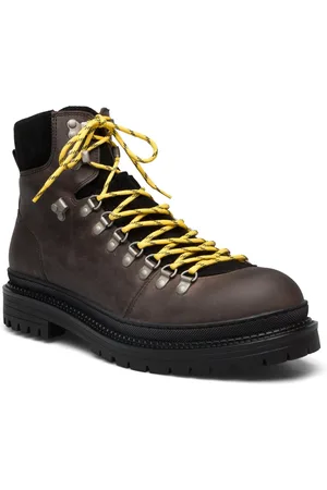 SELECTED Slhlandon Leather Hiking Boot B Brown
