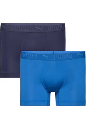 PUMA Men Sport Microfiber Boxers 2P Blue