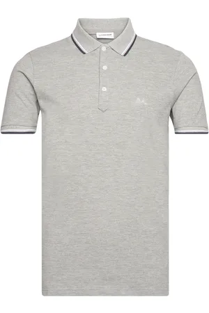 Lindbergh Polo Shirt With Contrast Piping Grey