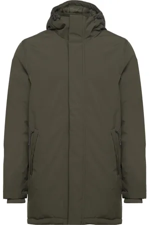 Knowledge Cotton Apparal Soft Shell Jacket Climate Shell - Khaki