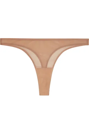 Understatement Mesh Thong Beige