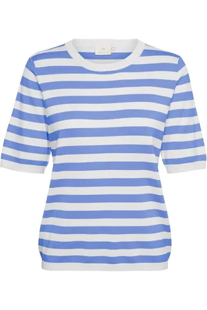 Kaffe Kalizza Striped Knit Blue