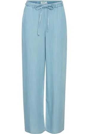 B YOUNG Bylana Wide Pants 2 - Blue