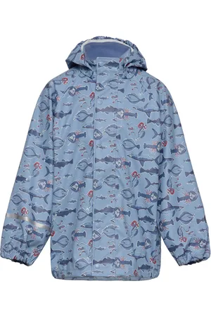 CeLaVi Rainwear Jacket - Aop Blue