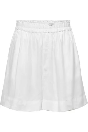 ONLY Onltokyo Hw Linen Blend Shorts Pnt Noos White