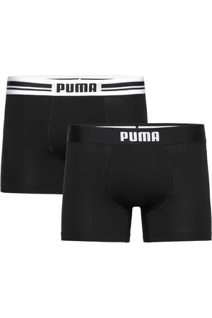 PUMA Men Everyday Placed Logo Boxers 2P Black