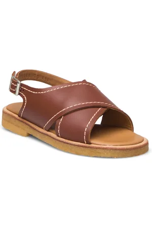 ANGULUS Sandals - Flat - Open Toe - Op Brown
