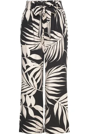 MANGO Printed Trousers With Bow