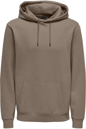 Only & Sons Onsceres Life Hoodie Sweat Brown