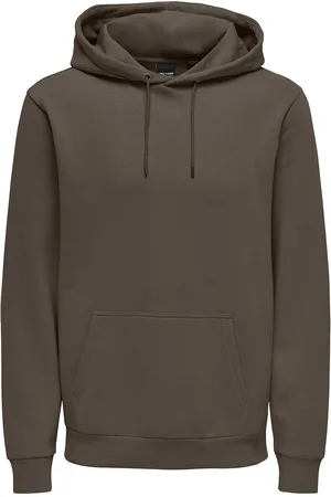 Only & Sons Onsceres Life Hoodie Sweat Brown